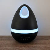 Crystal Aire Dark Wooden Egg Essential Oil Aroma Diffuser (200ml)